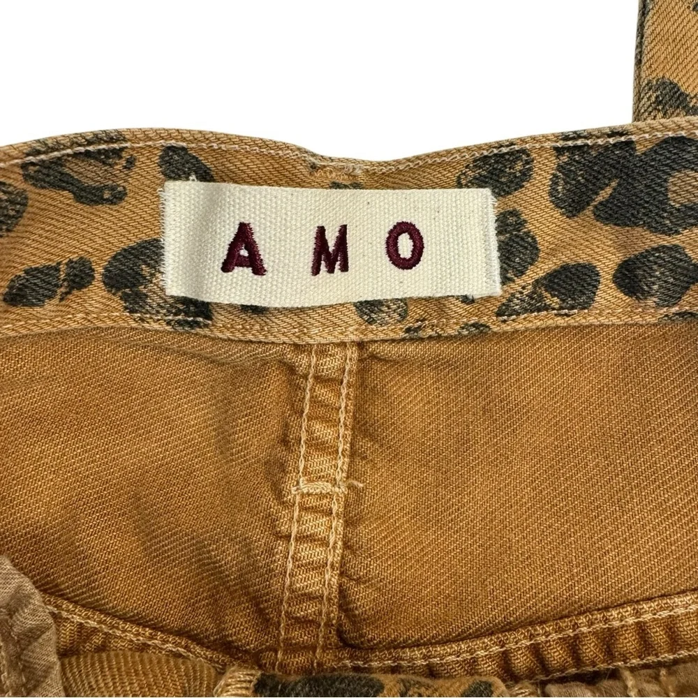 AMO Leopard Lover Boy High Rise Jeans 25